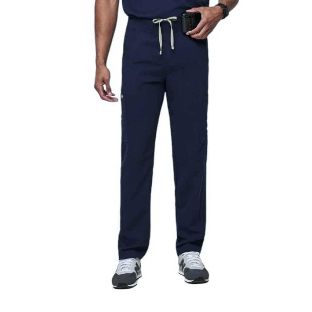 Figs Axim Technical Collection Mens Cargo Pants Navy Scrub Trousers Size S